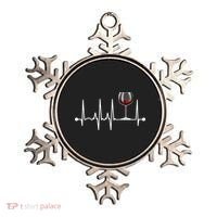 Wine Heartbeat Wine Drinker Lover Tasting Gift Wine Glass Ornament thumb 0