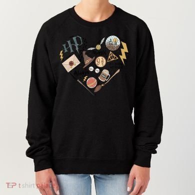 Witch Heart Wizard Lover Magical Trending Gift Idea Women's Sweatshirt
