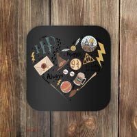 Witch Heart Wizard Lover Magical Trending Gift Idea Coaster thumb 0