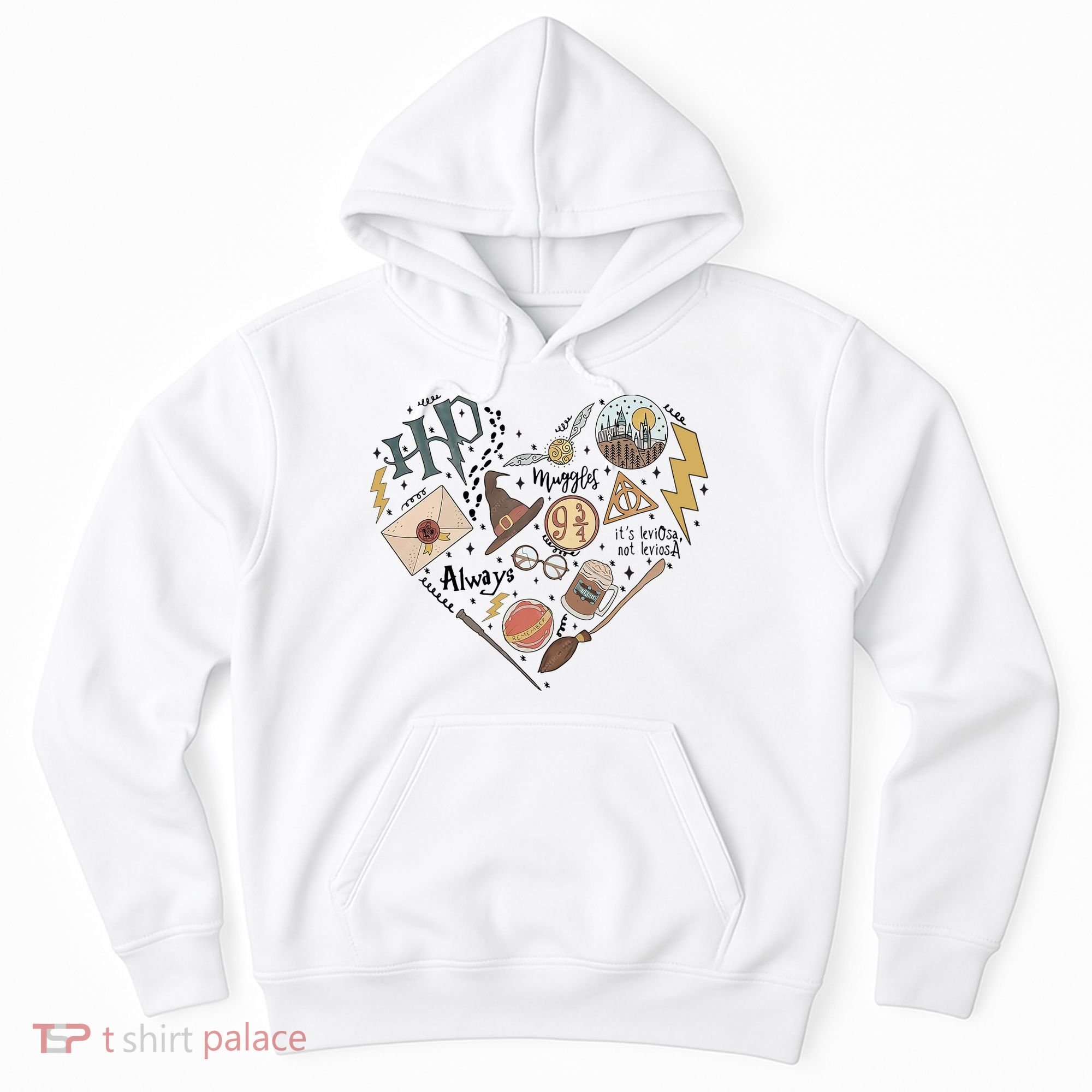 Witch Heart Wizard Lover Magical Trending Gift Idea Hoodie