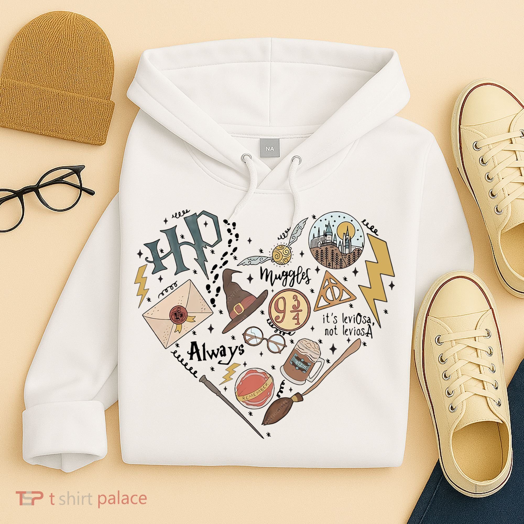 Witch Heart Wizard Lover Magical Trending Gift Idea Hoodie