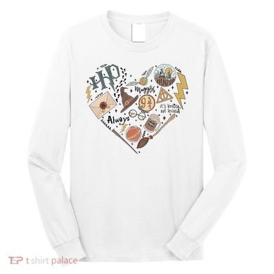 Witch Heart Wizard Lover Magical Trending Gift Idea Long Sleeve Shirt