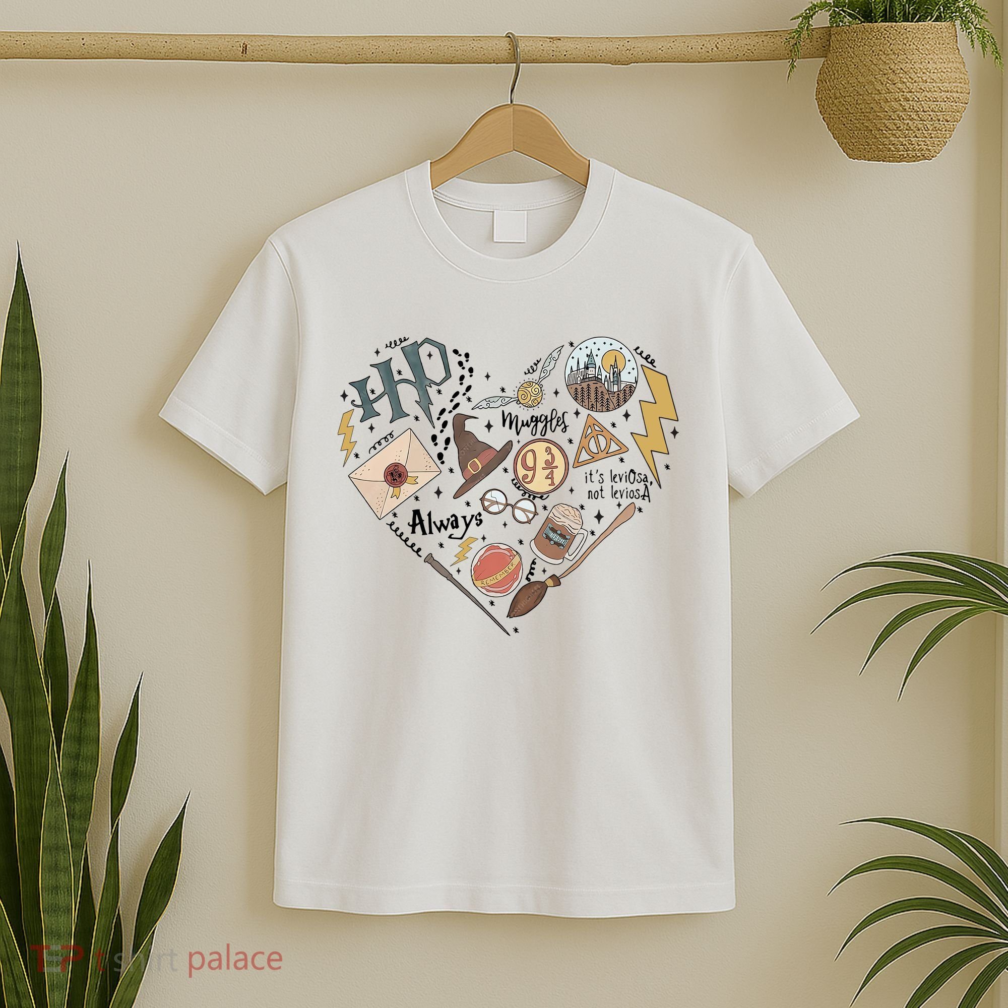 Witch Heart Wizard Lover Magical Trending Gift Idea T-Shirt