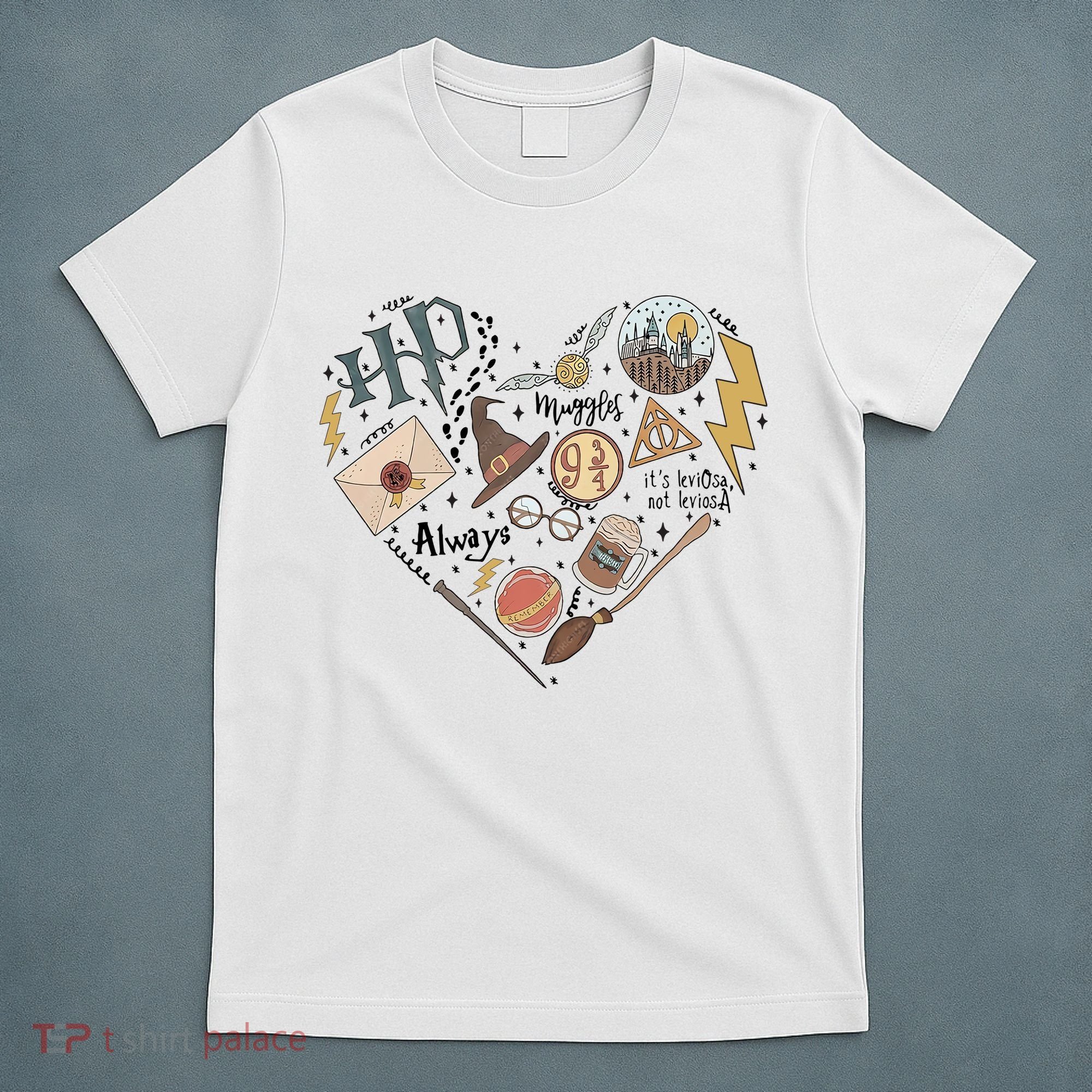 Witch Heart Wizard Lover Magical Trending Gift Idea T-Shirt