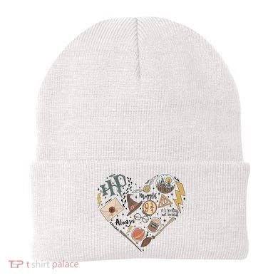 Witch Heart Wizard Lover Magical Trending Gift Idea Beanie