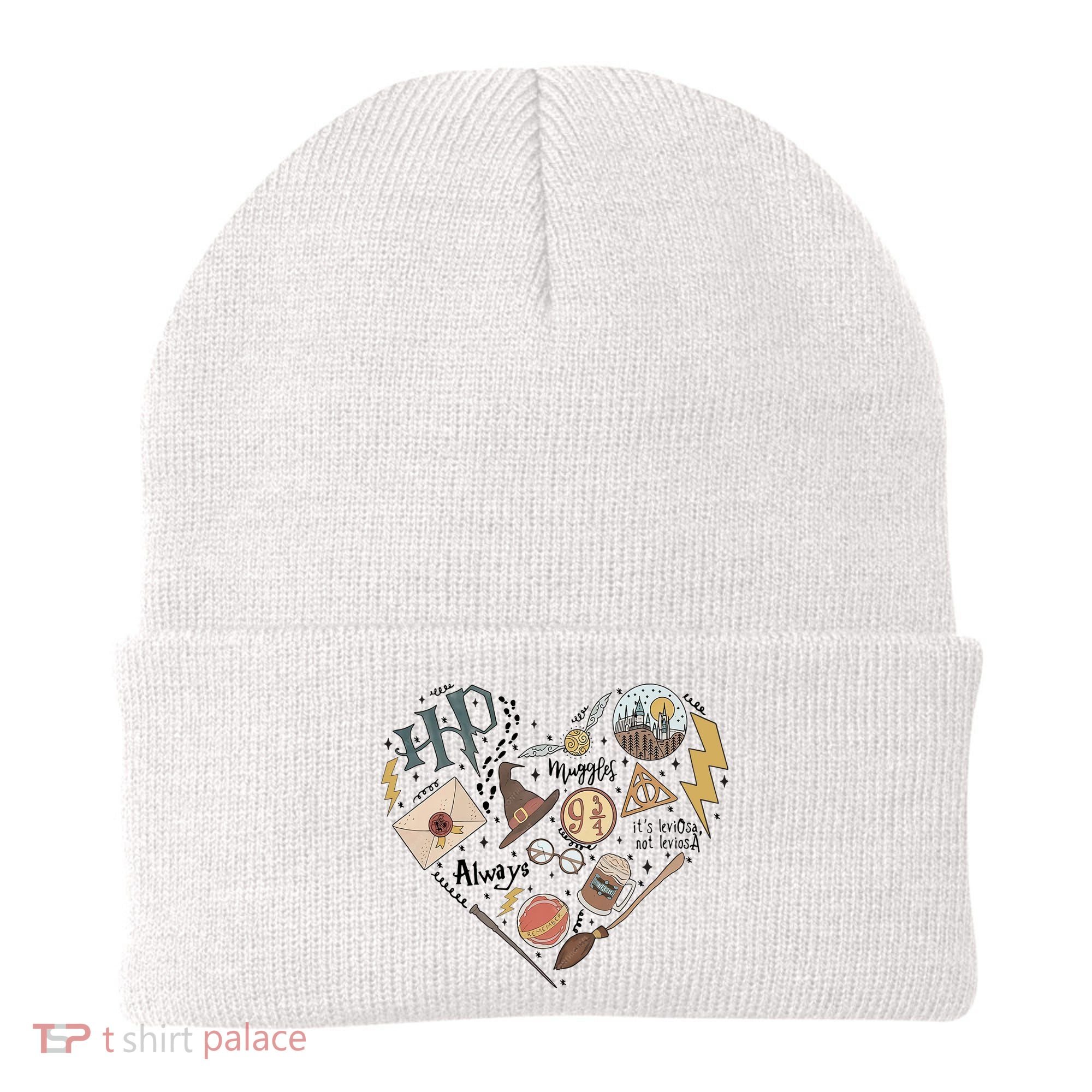 Witch Heart Wizard Lover Magical Trending Gift Idea Beanie