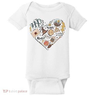 Witch Heart Wizard Lover Magical Trending Gift Idea Baby Bodysuit