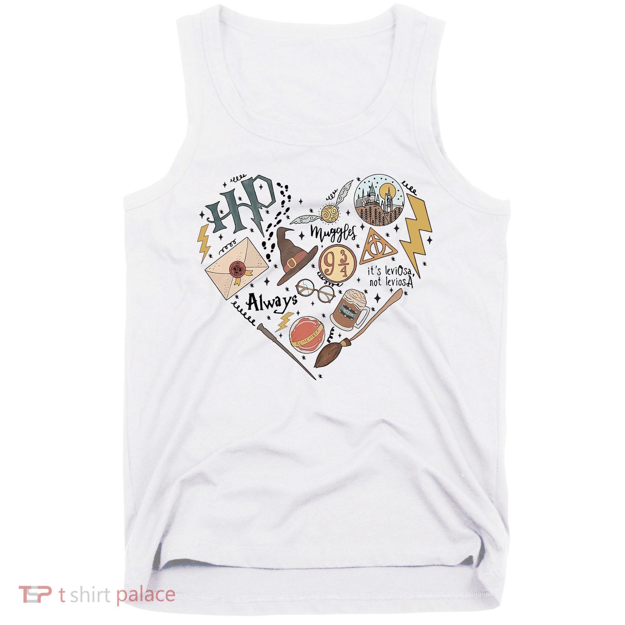 Witch Heart Wizard Lover Magical Trending Gift Idea Tank Top