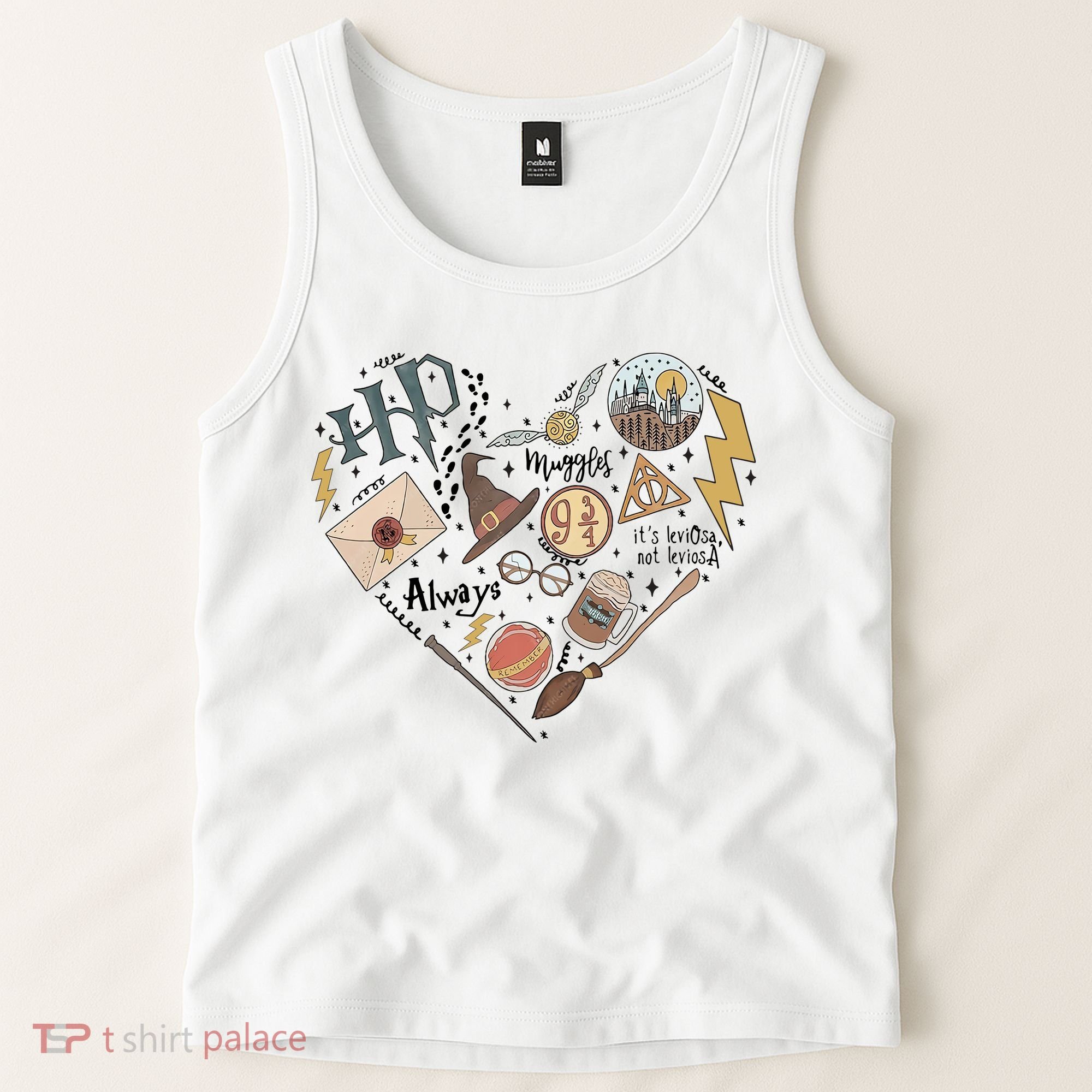 Witch Heart Wizard Lover Magical Trending Gift Idea Tank Top