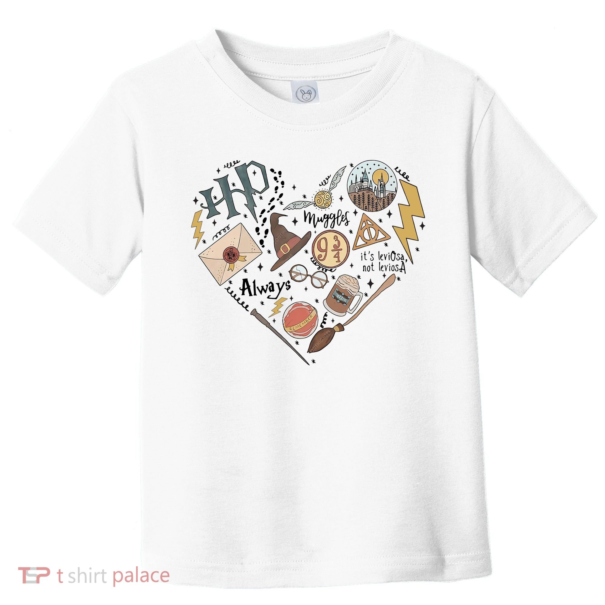 Witch Heart Wizard Lover Magical Trending Gift Idea Toddler T-Shirt