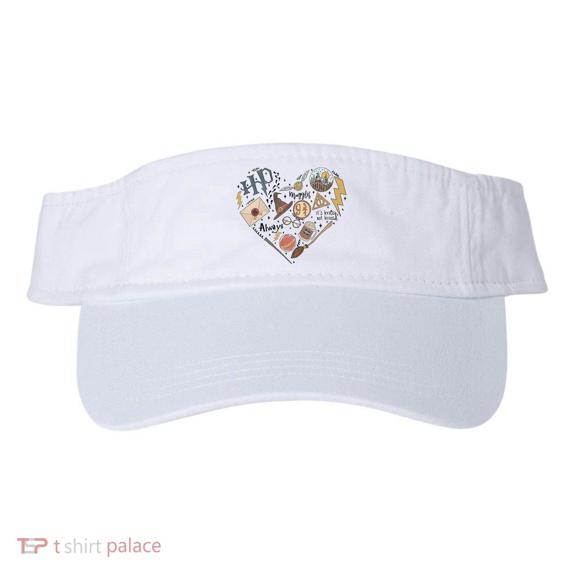 Witch Heart Wizard Lover Magical Trending Gift Idea Visor