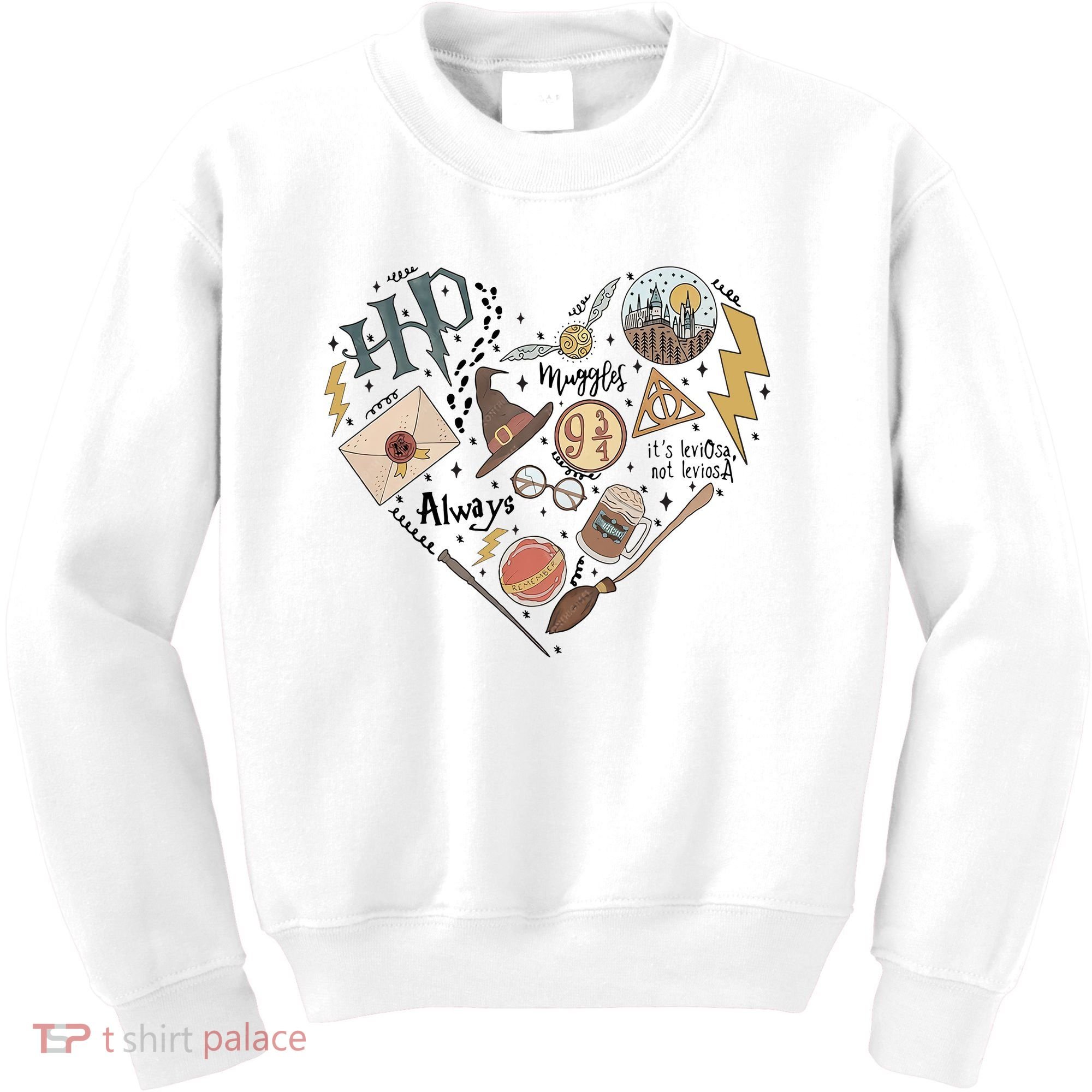 Witch Heart Wizard Lover Magical Trending Gift Idea Kids Sweatshirt