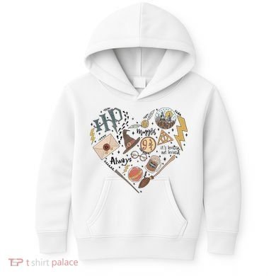Witch Heart Wizard Lover Magical Trending Gift Idea Kids Hoodie