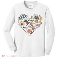 Witch Heart Wizard Lover Magical Trending Gift Idea Kids Long Sleeve Shirt thumb 0