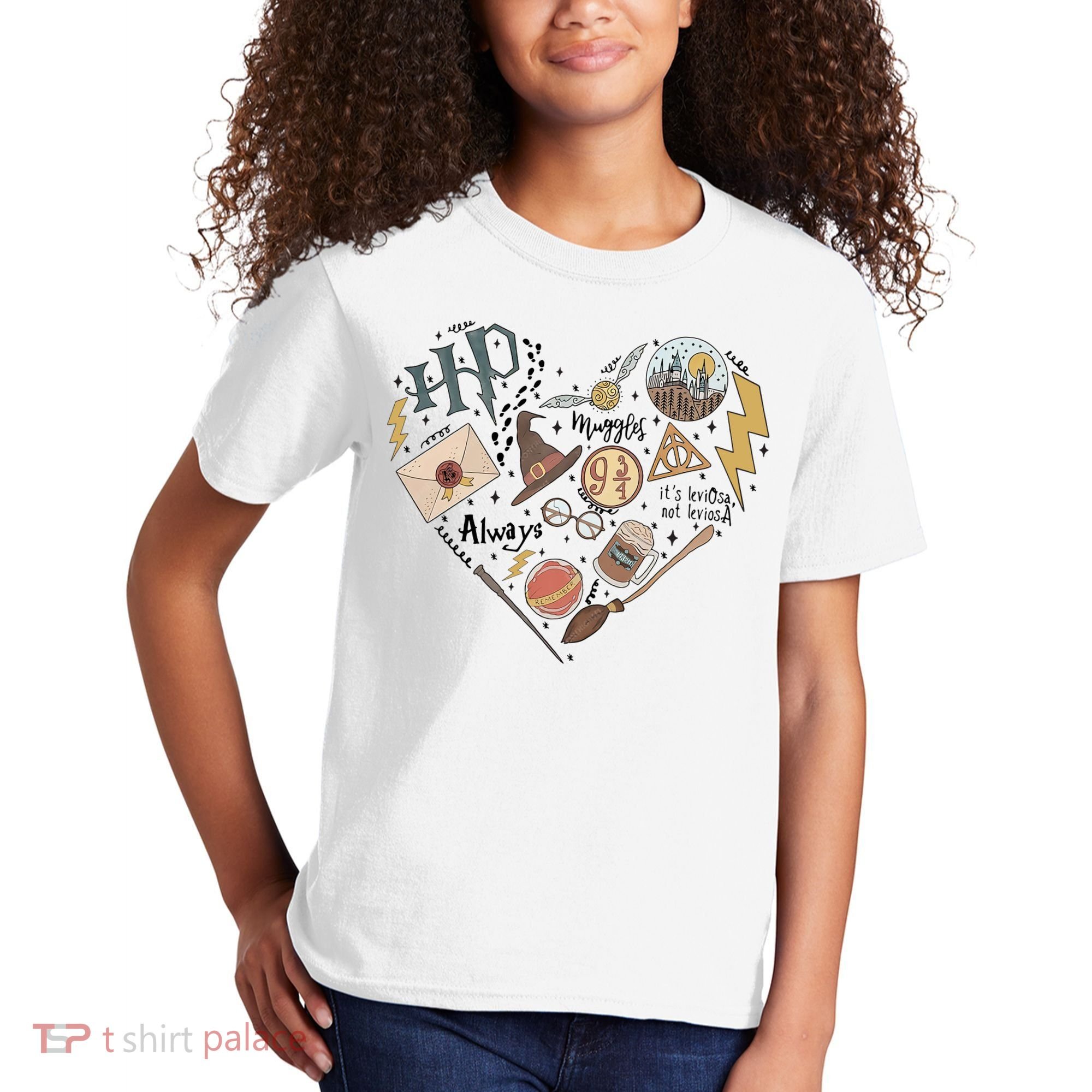 Witch Heart Wizard Lover Magical Trending Gift Idea Kids T-Shirt