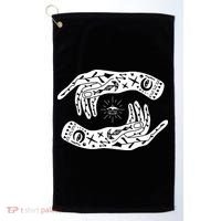 Witch Hands Wicca Pagan Witchcraft Witchy Golf Towel thumb 0