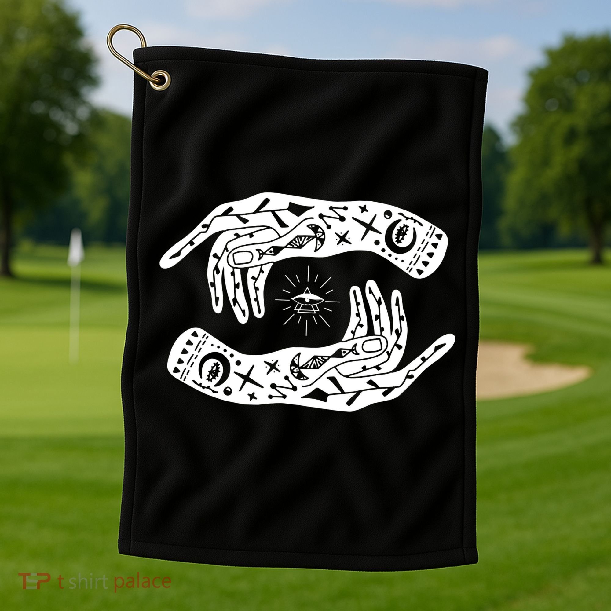 Witch Hands Wicca Pagan Witchcraft Witchy Golf Towel