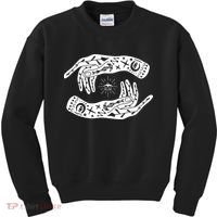 Witch Hands Wicca Pagan Witchcraft Witchy Kids Sweatshirt thumb 0