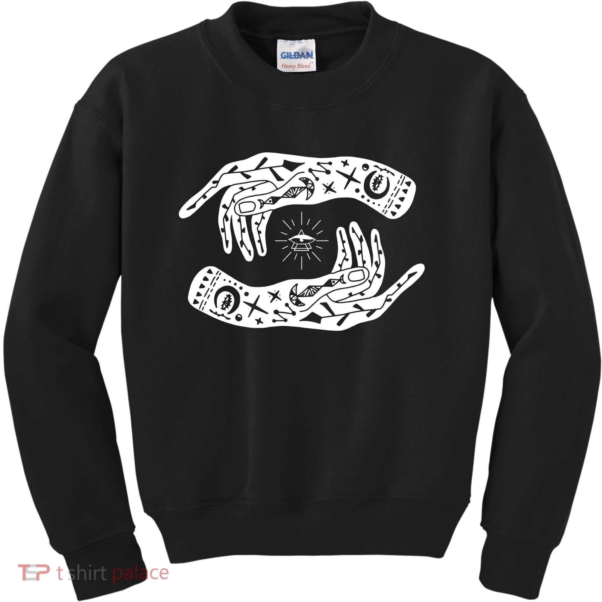 Witch Hands Wicca Pagan Witchcraft Witchy Kids Sweatshirt