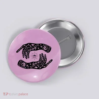 Witch Hands Wicca Pagan Witchcraft Witchy Button