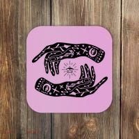 Witch Hands Wicca Pagan Witchcraft Witchy Coaster thumb 0