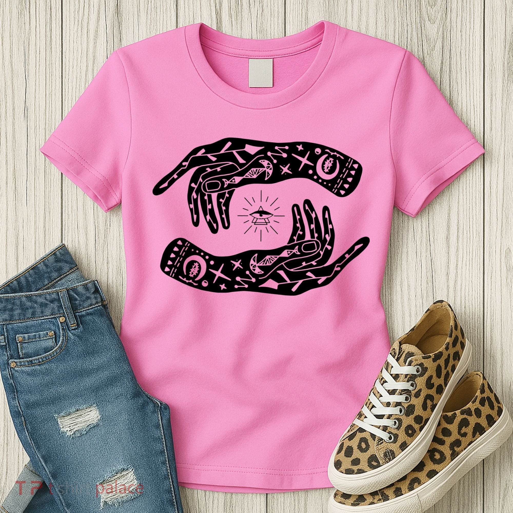 Witch Hands Wicca Pagan Witchcraft Witchy Women's T-Shirt