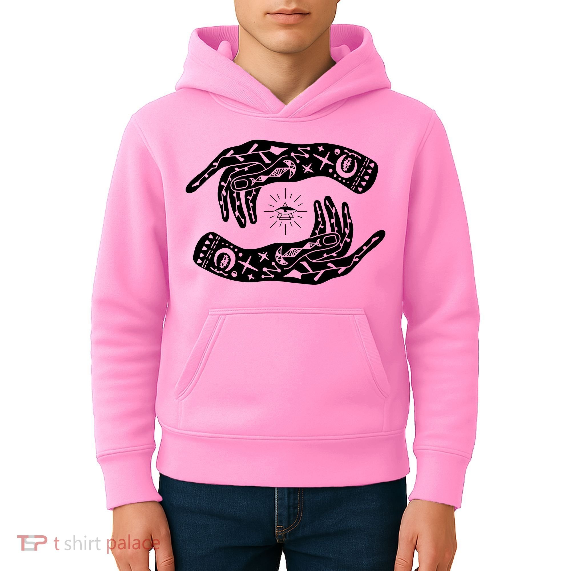 Witch Hands Wicca Pagan Witchcraft Witchy Kids Hoodie