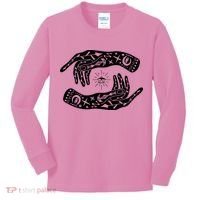 Witch Hands Wicca Pagan Witchcraft Witchy Kids Long Sleeve Shirt thumb 0
