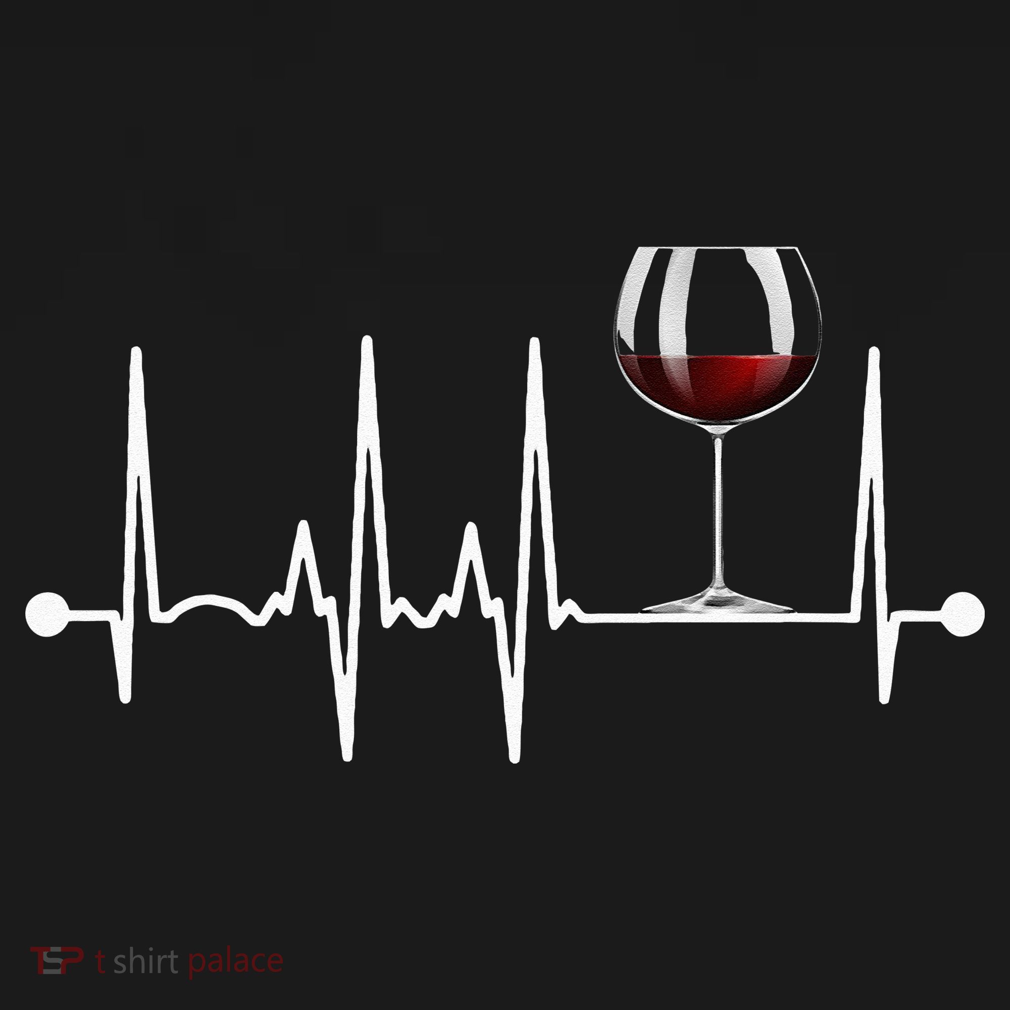 Wine Heartbeat Wine Drinker Lover Tasting Gift Wine Glass Women's Tank Top
