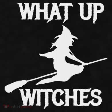 Witch Halloween What Up Witches With A Broomstick Ladies PosiCharge Tri-Blend Wicking Tank