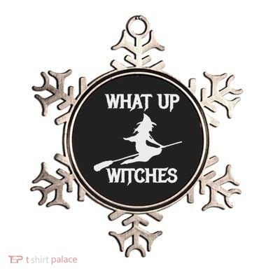 Witch Halloween What Up Witches With A Broomstick Ornament