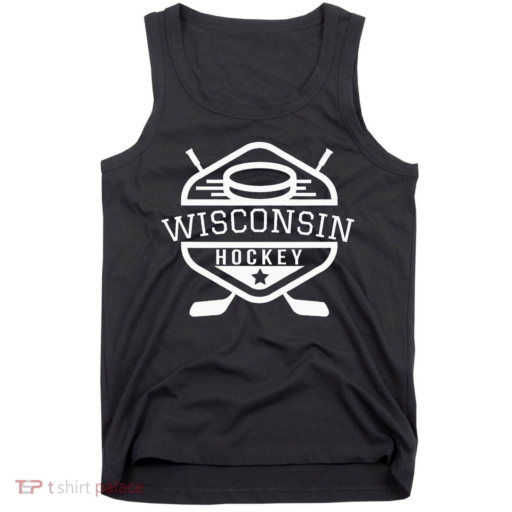 Wisconsin Hockey Tank Top