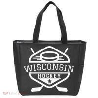 Wisconsin Hockey Tote Bag thumb 0