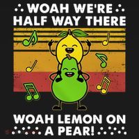 WeRe Half Way There Woah Summer Lemon On A Pear Happy Women's Hoodie thumb 2