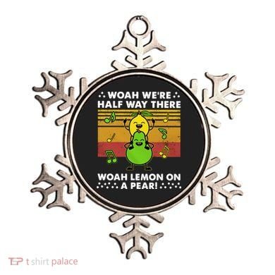 WeRe Half Way There Woah Summer Lemon On A Pear Happy Ornament