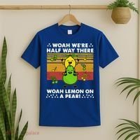 WeRe Half Way There Woah Summer Lemon On A Pear Happy T-Shirt thumb 2