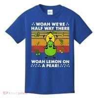 WeRe Half Way There Woah Summer Lemon On A Pear Happy Kids T-Shirt thumb 0