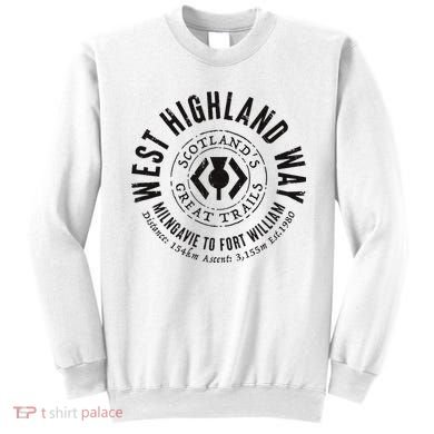 West Highland Way Scotland Great Hikes Sweatshirt