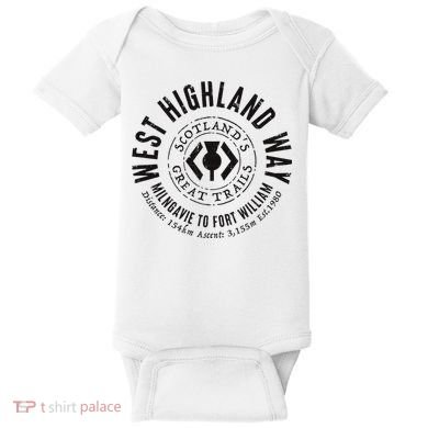 West Highland Way Scotland Great Hikes Baby Bodysuit