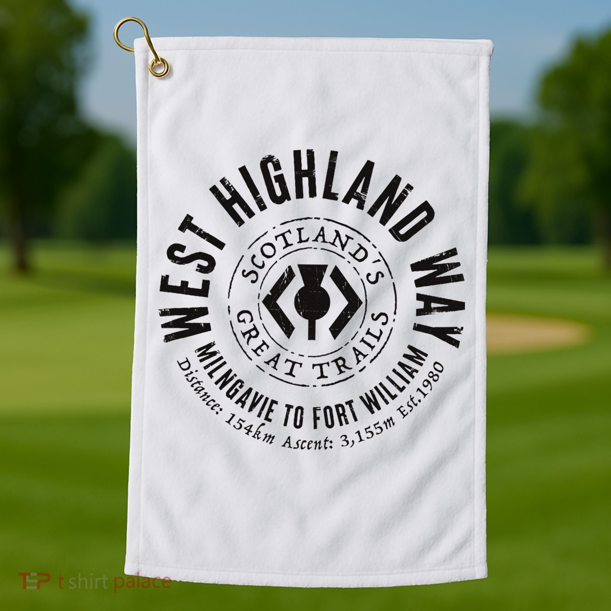 West Highland Way Scotland Great Hikes Golf Towel