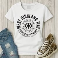 West Highland Way Scotland Great Hikes Women's T-Shirt thumb 3