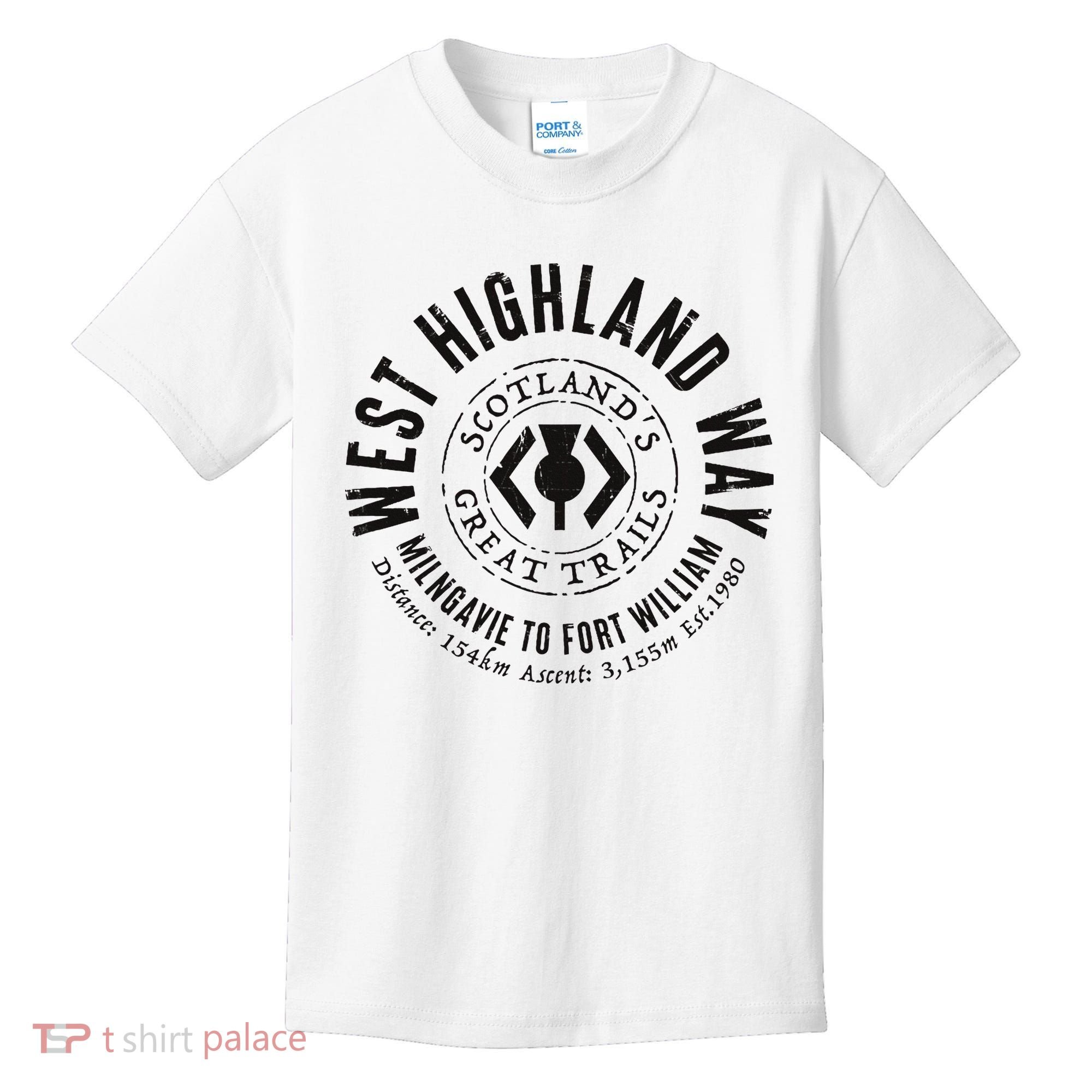 West Highland Way Scotland Great Hikes Kids T-Shirt