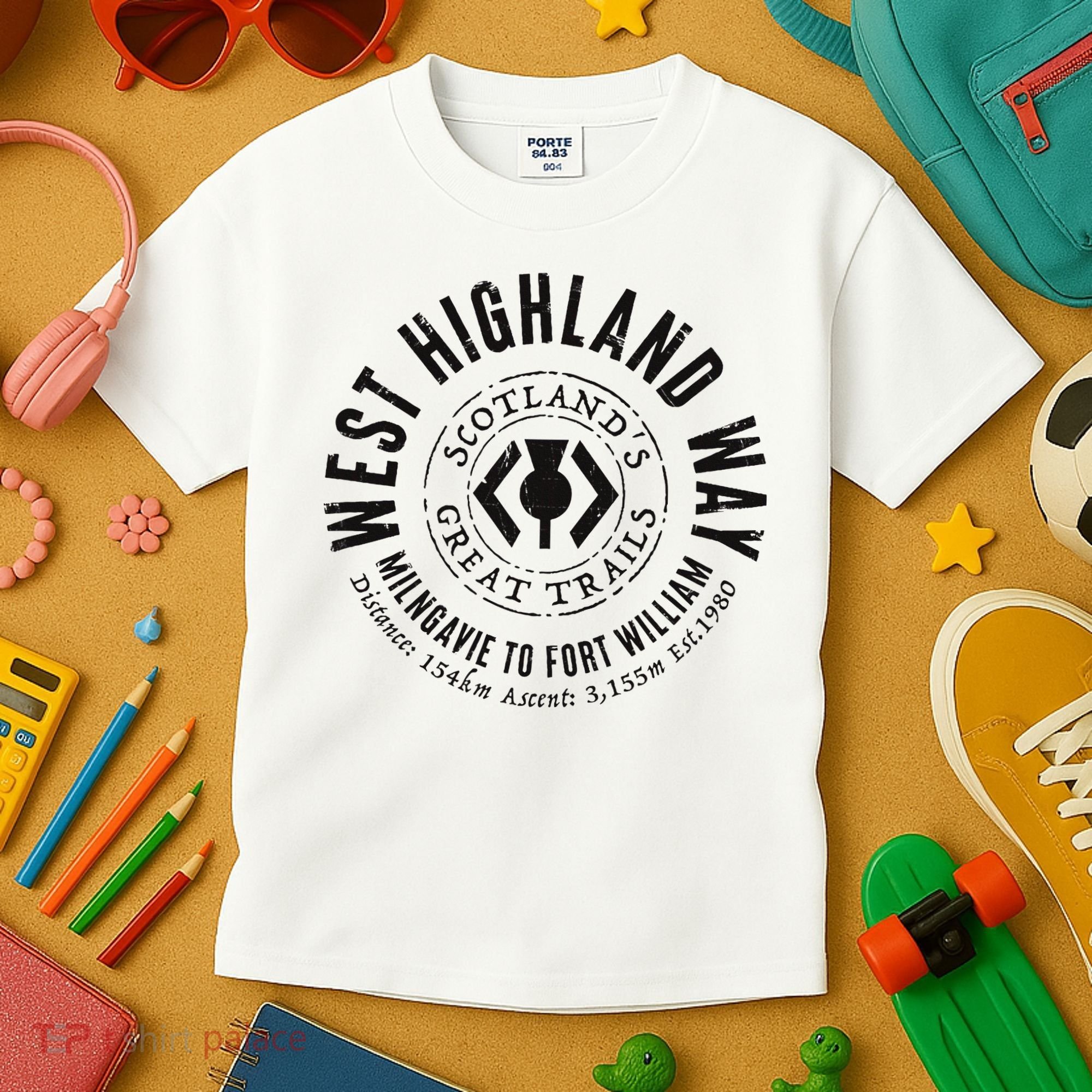 West Highland Way Scotland Great Hikes Kids T-Shirt