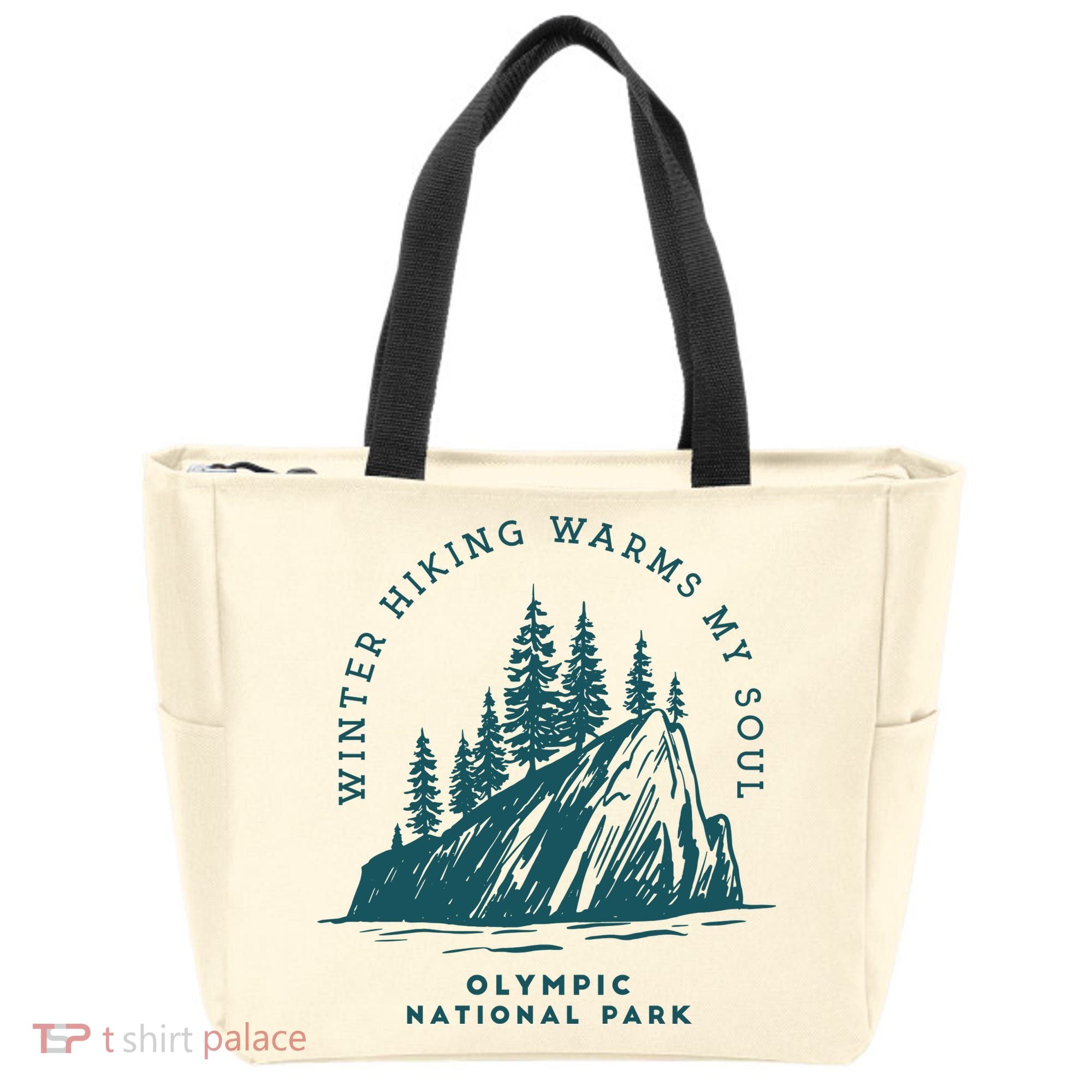 Winter Hiking Warms My Soul Washington State Tote Bag