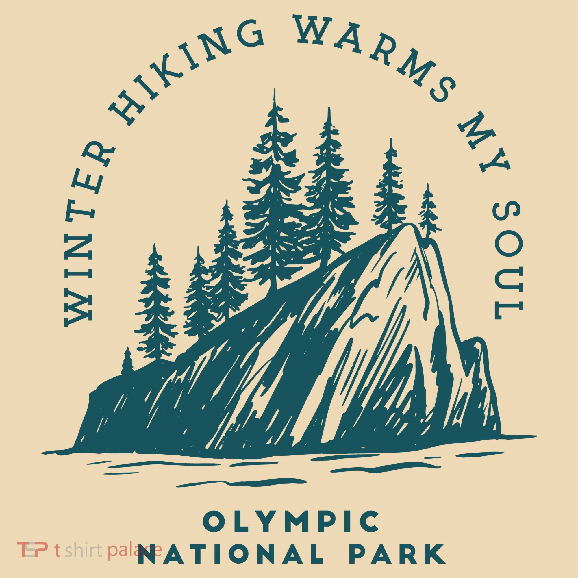 Winter Hiking Warms My Soul Washington State Tote Bag