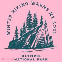 Winter Hiking Warms My Soul Washington State Coaster thumb 2