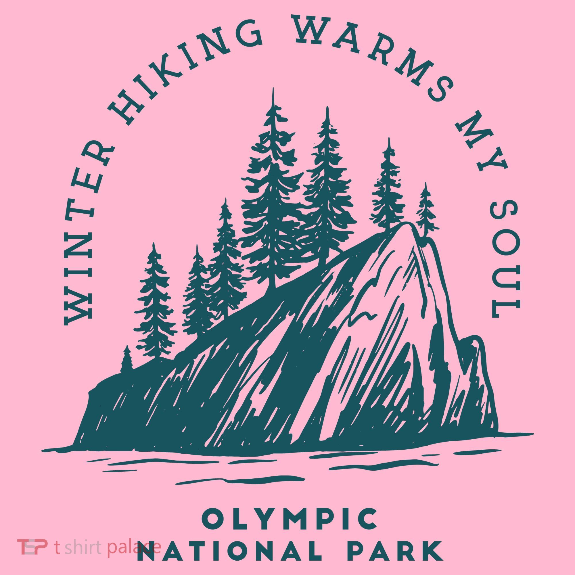 Winter Hiking Warms My Soul Washington State Coaster