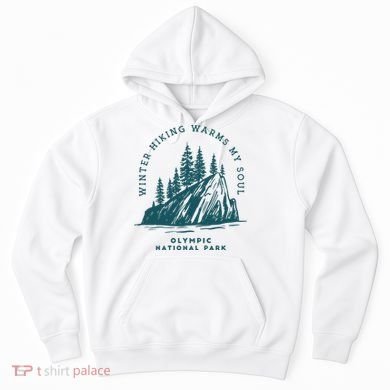 Winter Hiking Warms My Soul Washington State Hoodie