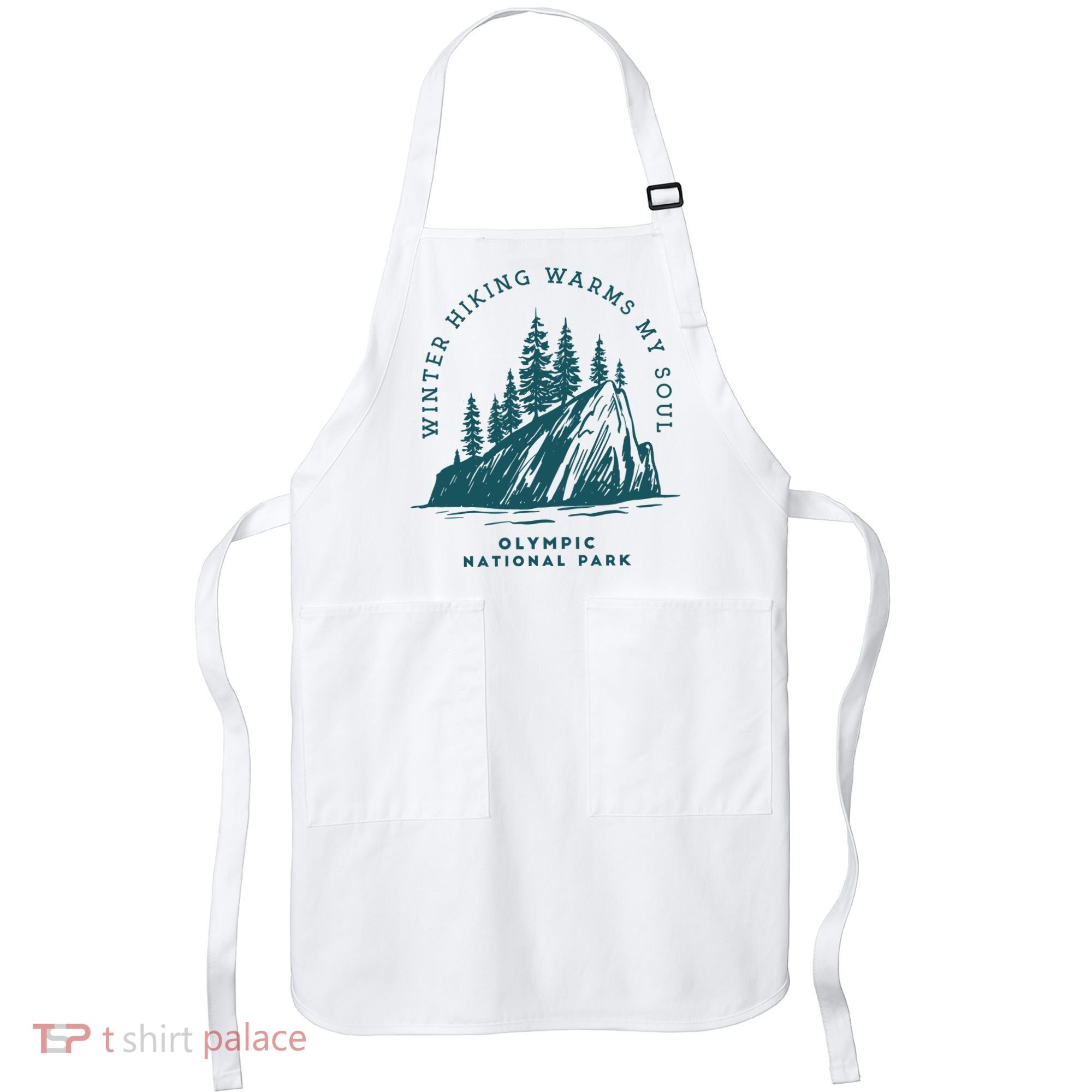Winter Hiking Warms My Soul Washington State Apron