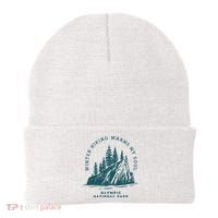 Winter Hiking Warms My Soul Washington State Beanie thumb 0